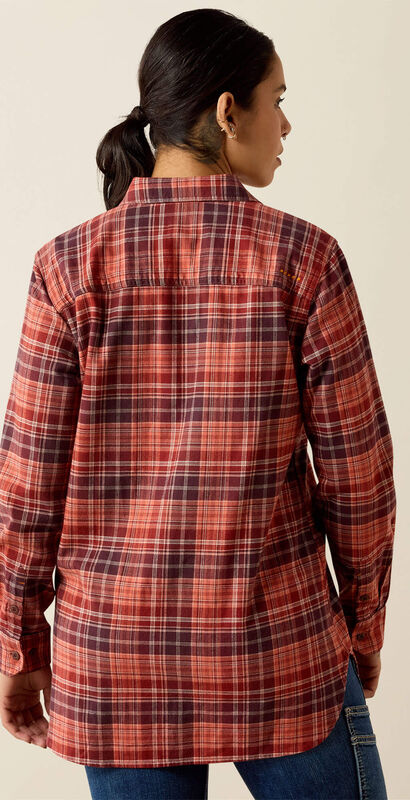 Rebar DuraStretch Flannel Tunic Back
